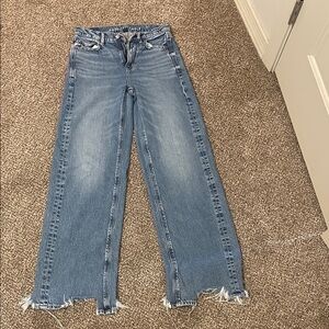 American Eagle Outfitters flare Blue Jeans